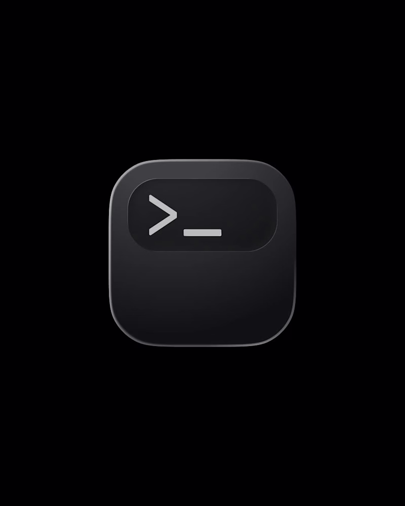 Cover image for Terminal app icon concept
