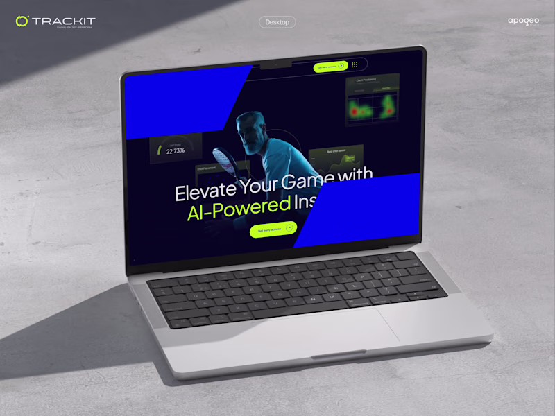 Cover image for Branding, Web & Product for an AI-Powered Sports Platform