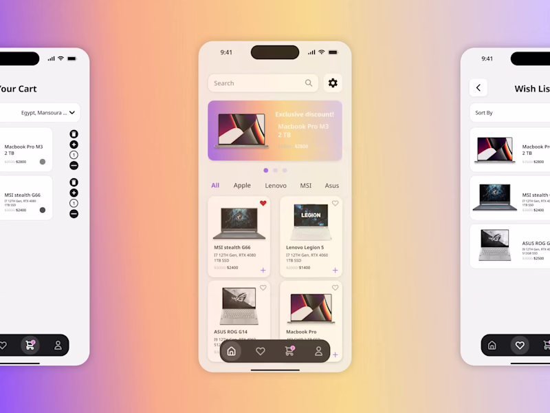 Cover image for Laptop Selling App Design