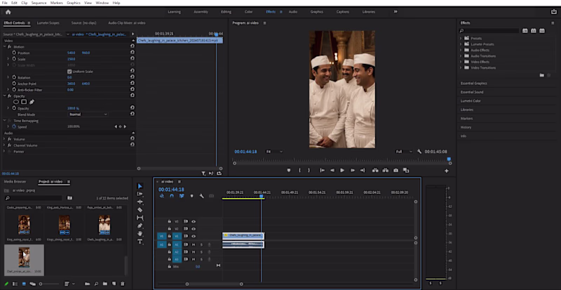 Cover image for Editing AI Generated Cinematic Videos in Adobe Premiere Pro