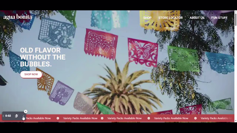 Cover image for Webflow Site Design for Drink Agua Bonita