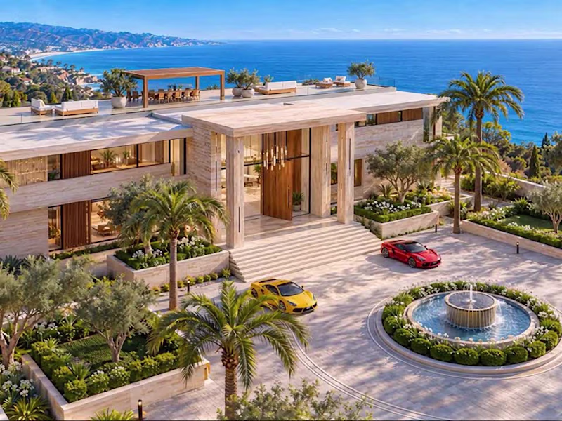 Cover image for Coastal Residence: AI-driven Real Estate Marketing Concept