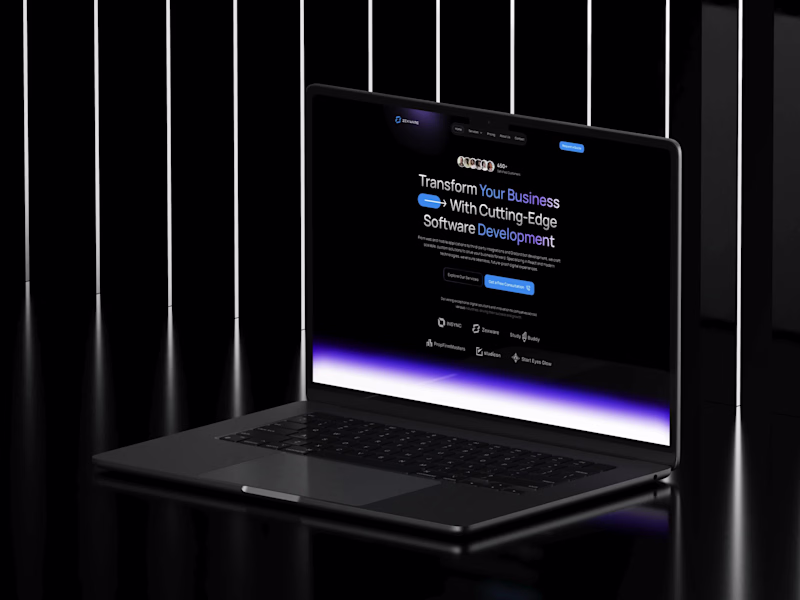 Cover image for Software Development Company - Landing Page