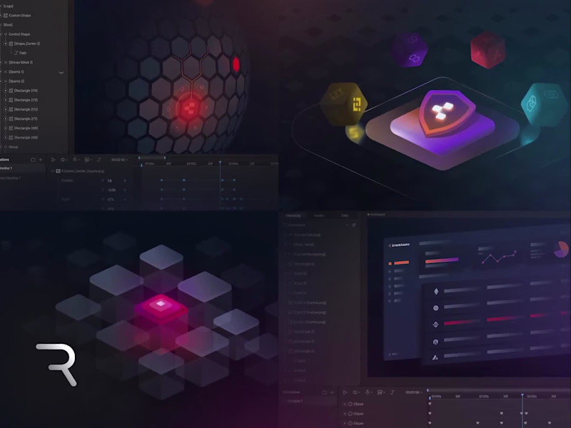 Cover image for Ironblocks Website Rive Animations