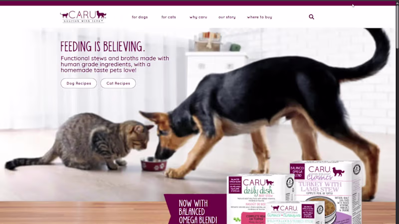 Cover image for CARU Pet Food - Premium