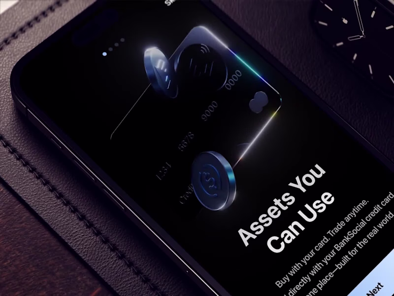 Cover image for Crypto wallet. App onboarding and 3d animation