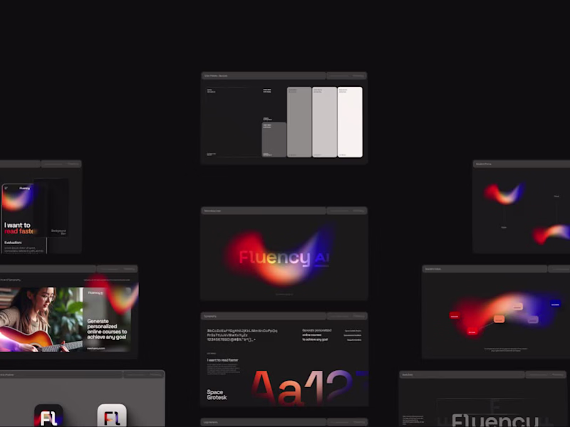 Cover image for Fluency AI - Visual Identity