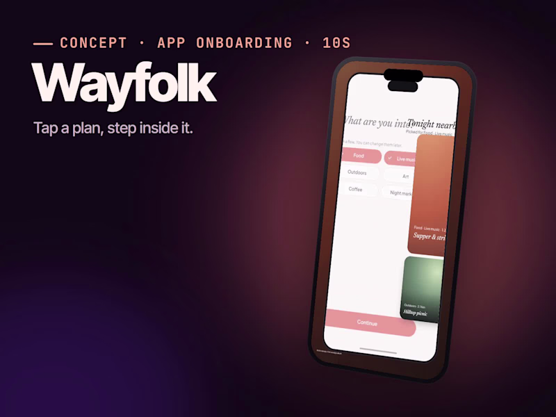 Cover image for Wayfolk: onboarding with a depth