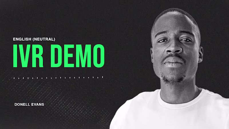 Cover image for IVR/ Telephony Demo