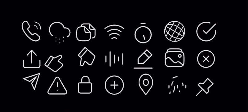 Cover image for Rive animated icon set