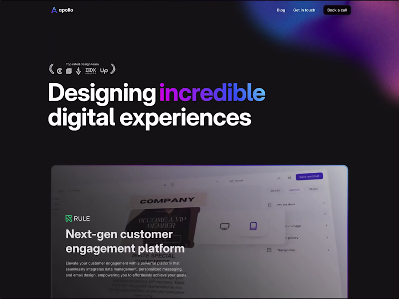 Cover image for Apollo Studio Website