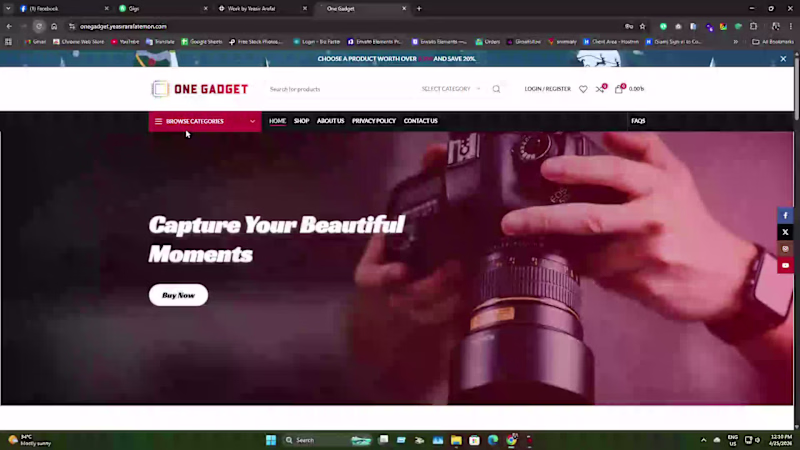 Cover image for This is a camera-selling e-commerce