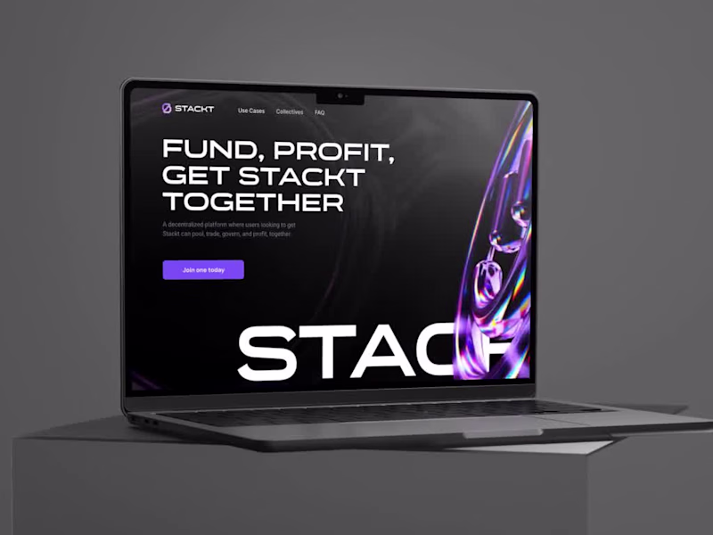 Cover image for Stackt / 3D animation and Website design