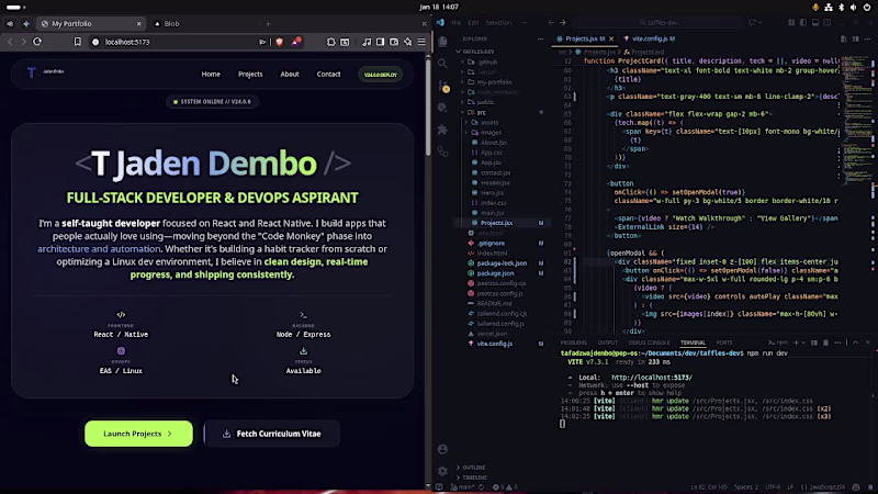Cover image for From local code to a