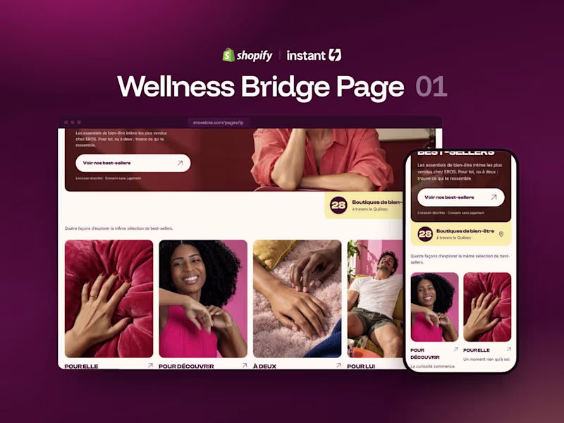 Cover image for EROS - Bridge Landing Page For Meta