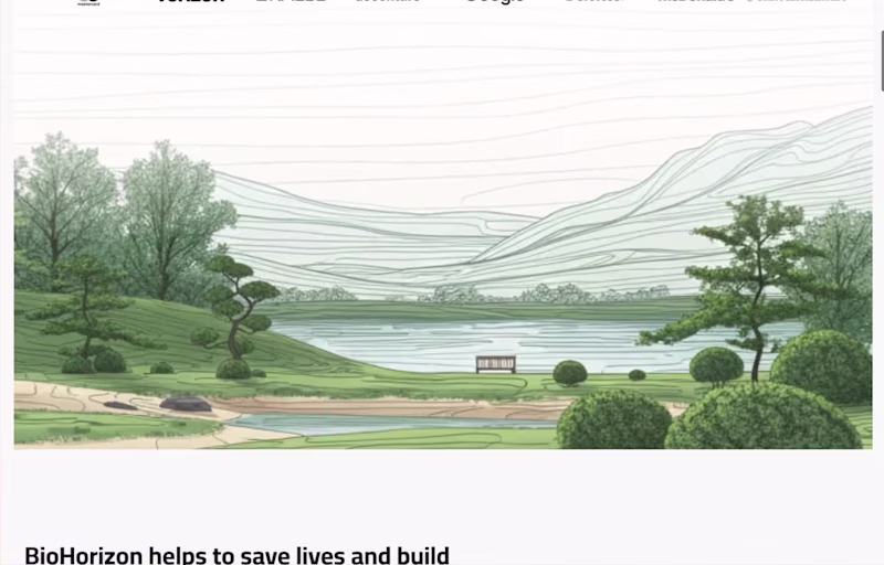 Cover image for BioHorizon Institute Website