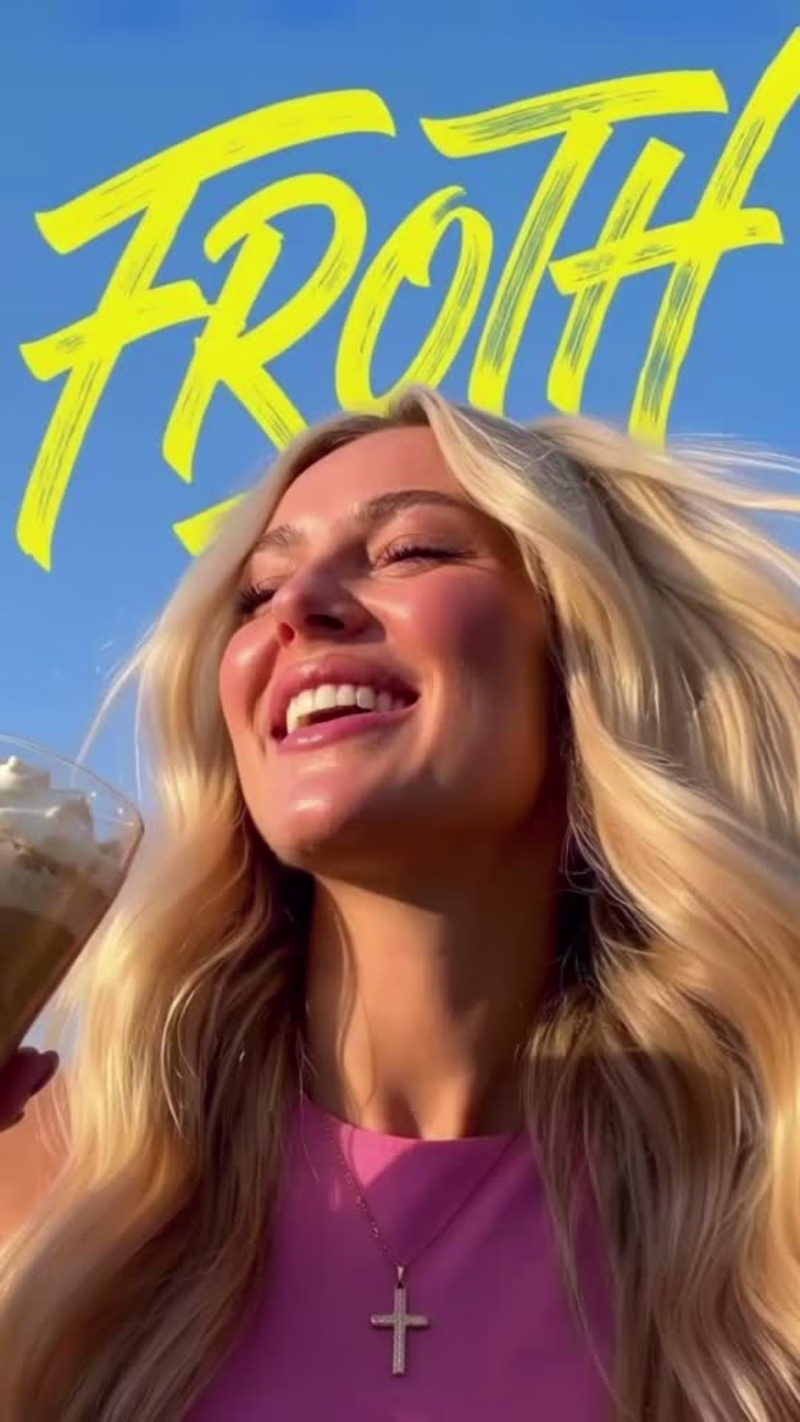 Cover image for FROTH Iced Coffee Brand Identity Design