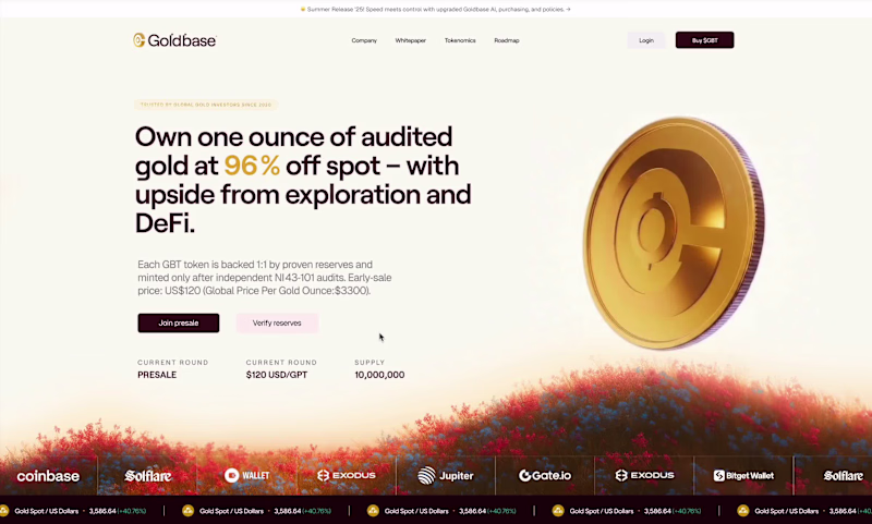 Cover image for Website - Goldbase