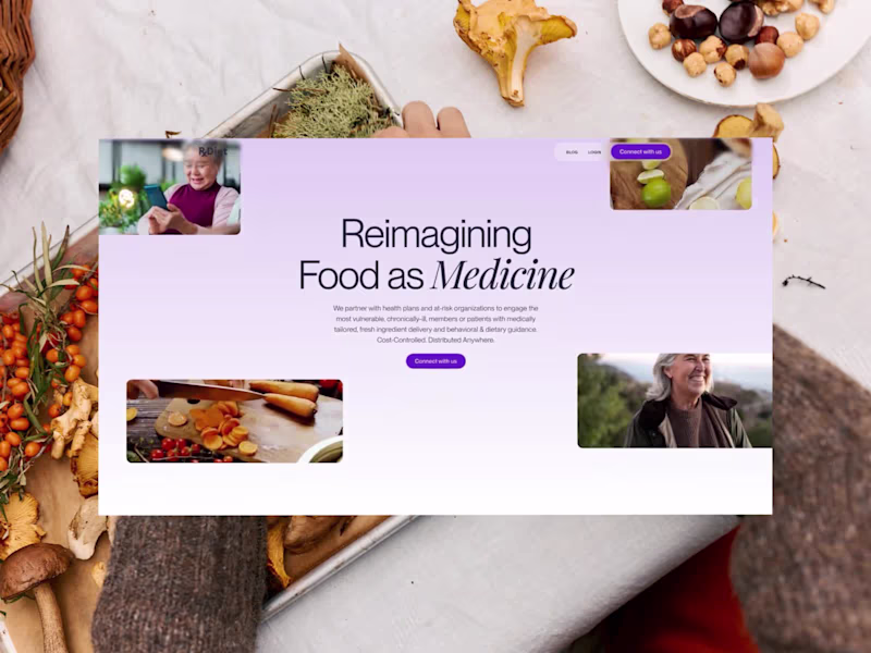 Cover image for RxDiet | Web Design, UX and Webflow CMS Development
