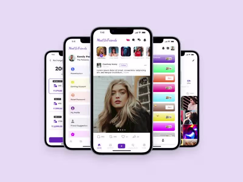 Cover image for MeetUrFriends | Social Media Mobile App Development