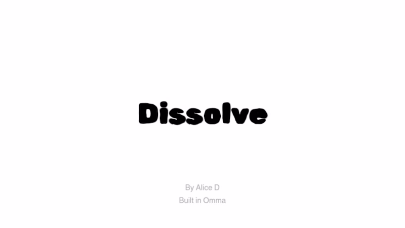 Cover image for Interactive Web Utility Tool: Explore Omma's Dissolve Builda...