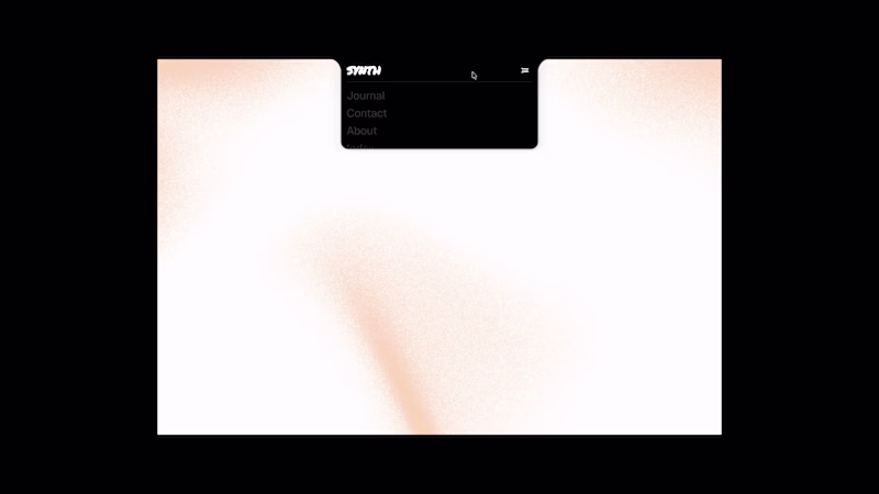 Cover image for made this navigation in @Framer