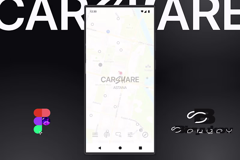 Cover image for CarShare – High-Impact UX/UI Design for Android App
