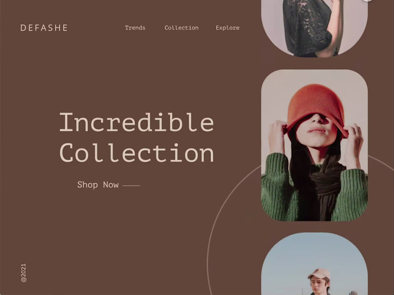 Cover image for Defashe – Website Banner & Slider Animation