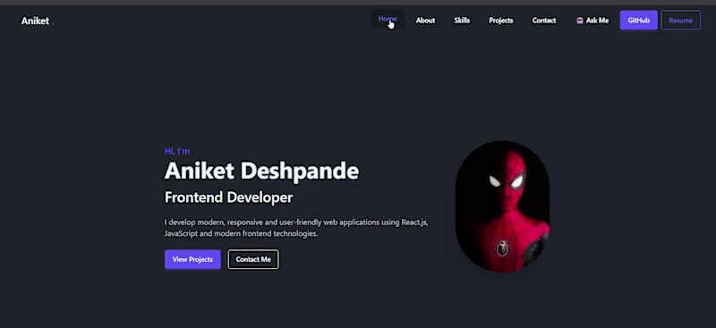 Cover image for AI-Powered Developer Portfolio
Developed a modern