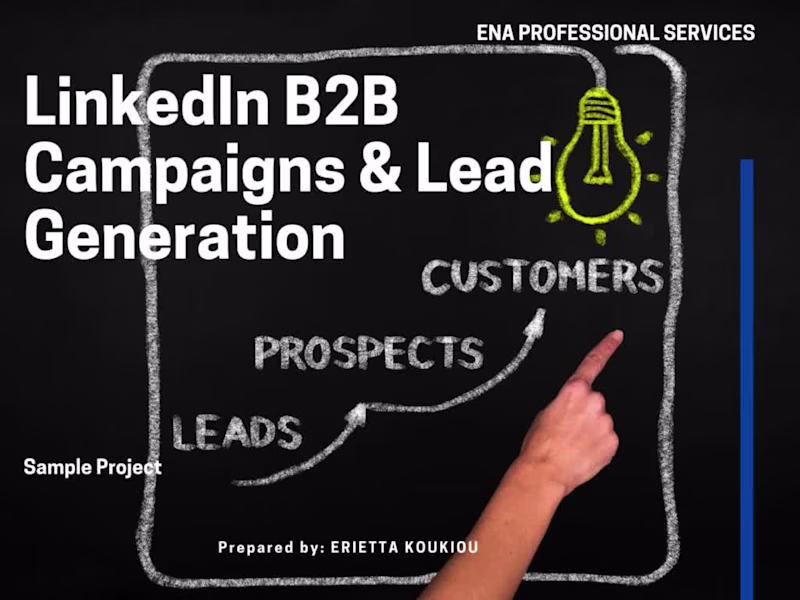 Cover image for LinkedIn B2B Campaigns & Lead Generation — Sample Project