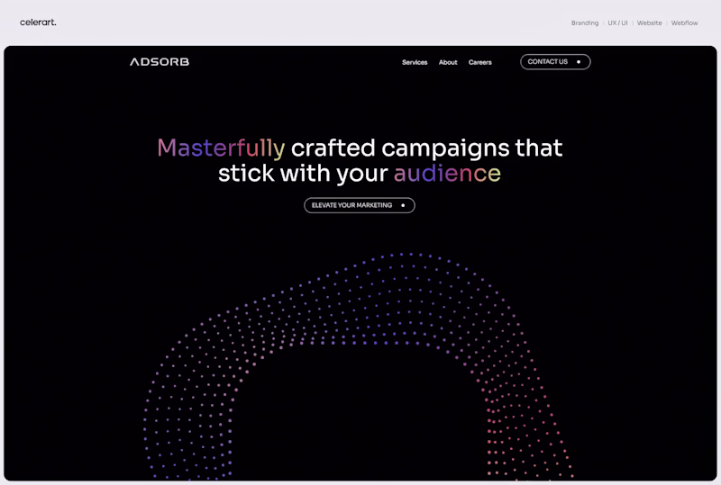 Cover image for Adsorb – Branding & Website for Marketing Agency