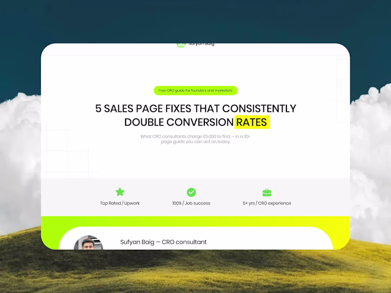 Cover image for Personal Lead Gen Page in Framer... Check it live! (https://...