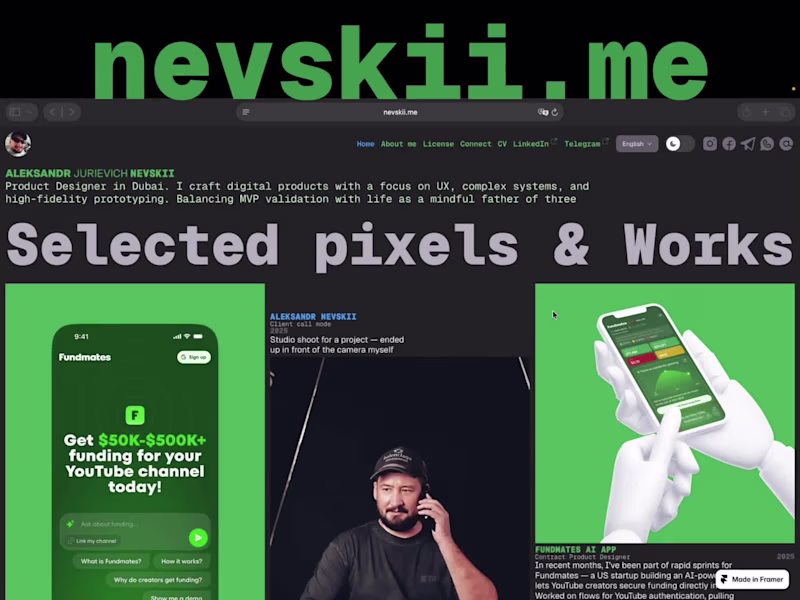 Cover image for nevskii.me (http://nevskii.me) — Personal Portfolio