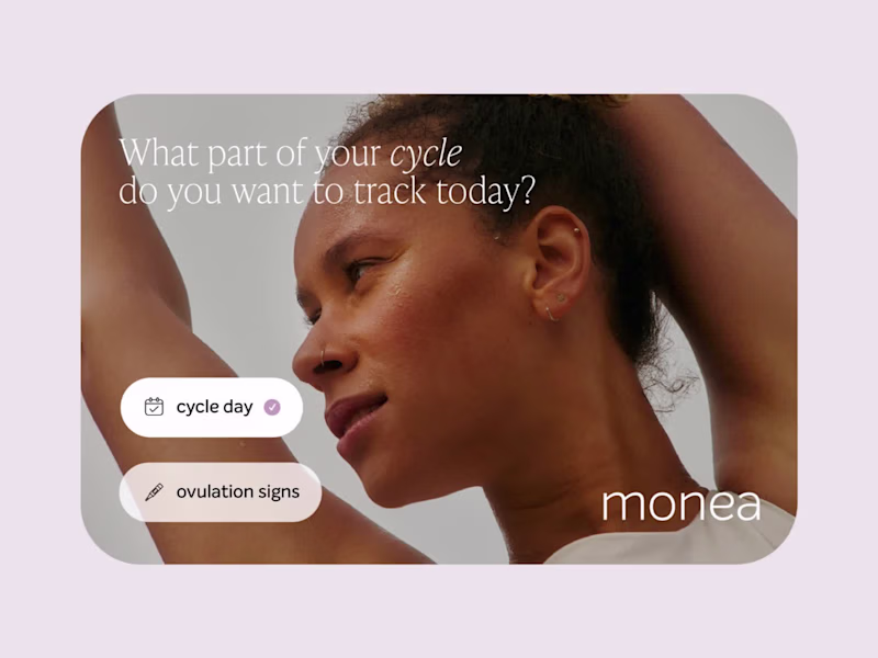 Cover image for Monea Cycle Tracking App Identity Design