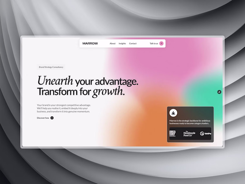 Cover image for Marrow Brand Strategy