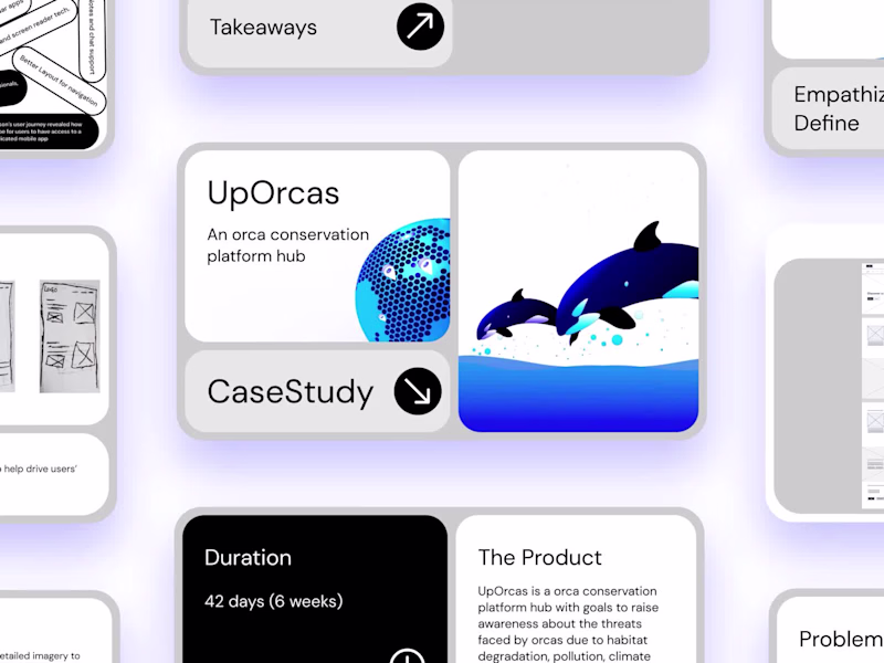 Cover image for Creation of UpOrcas Interactive Conservation Hub