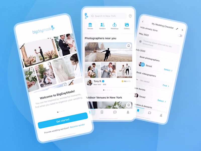 Cover image for Redesign mobile application. BigDayMade