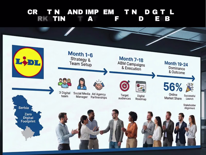 Cover image for Launching Digital Presence of Lidl Serbia