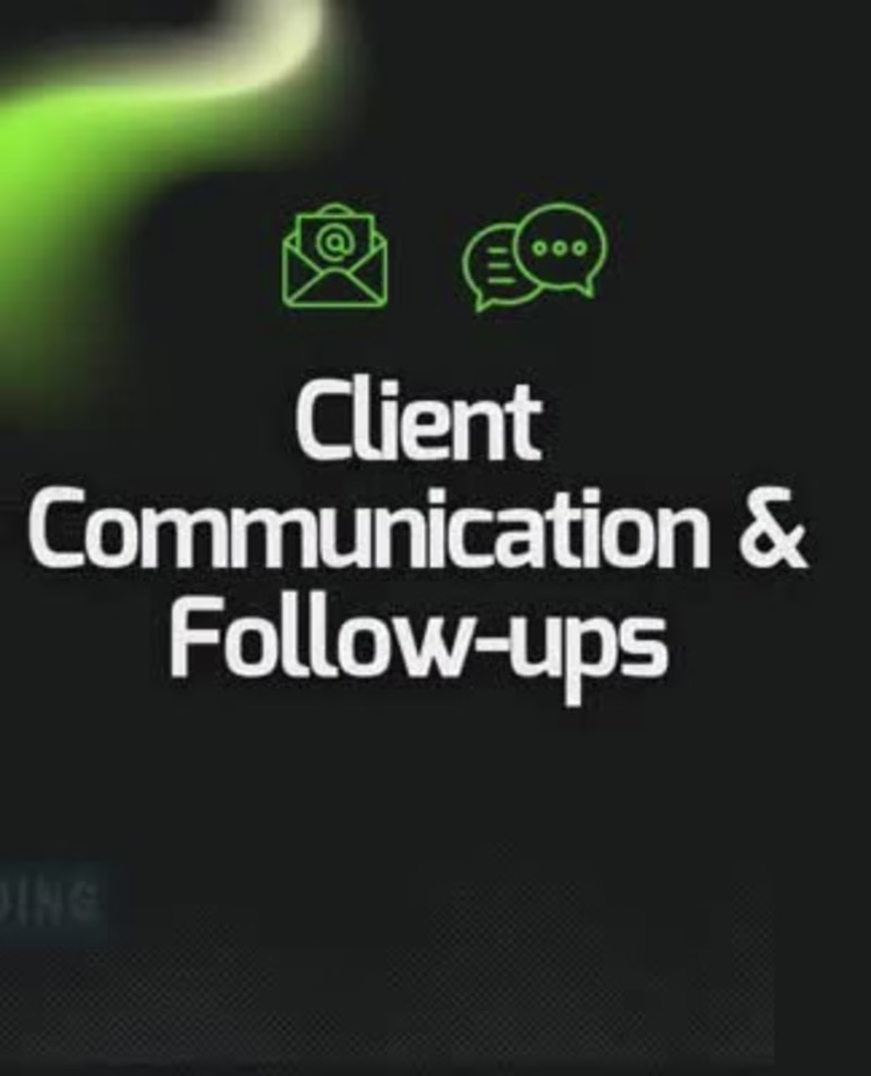 Cover image for Consistent communication keeps projects on track and clients...