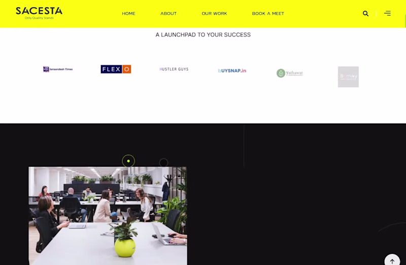 Cover image for Sacesta Technologies Website 