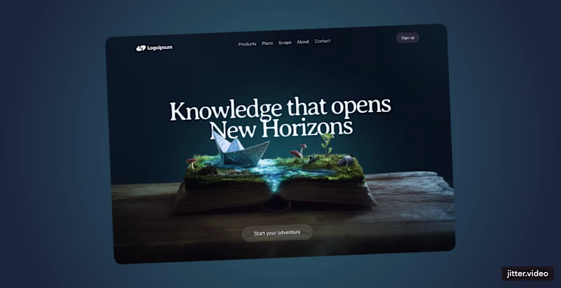 Cover image for Dreamlike Hero Section for Horizon Reads