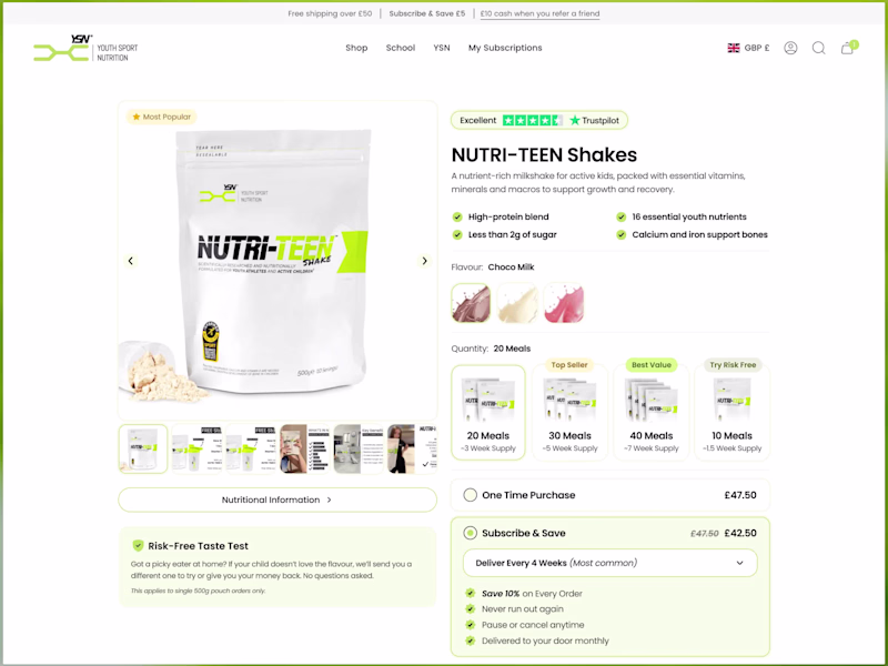 Cover image for YSN - Replo PDP Template Rebuild