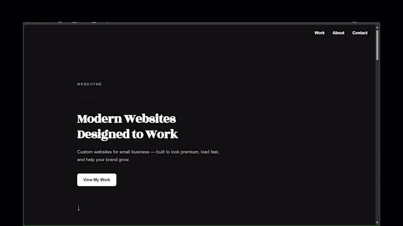 Cover image for WebDotMe Website Development