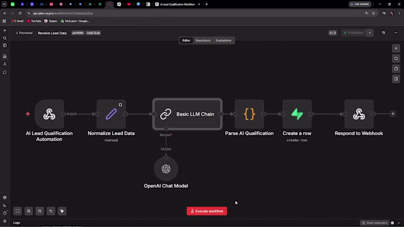 Cover image for AI Lead Qualification Automation
Automated lead