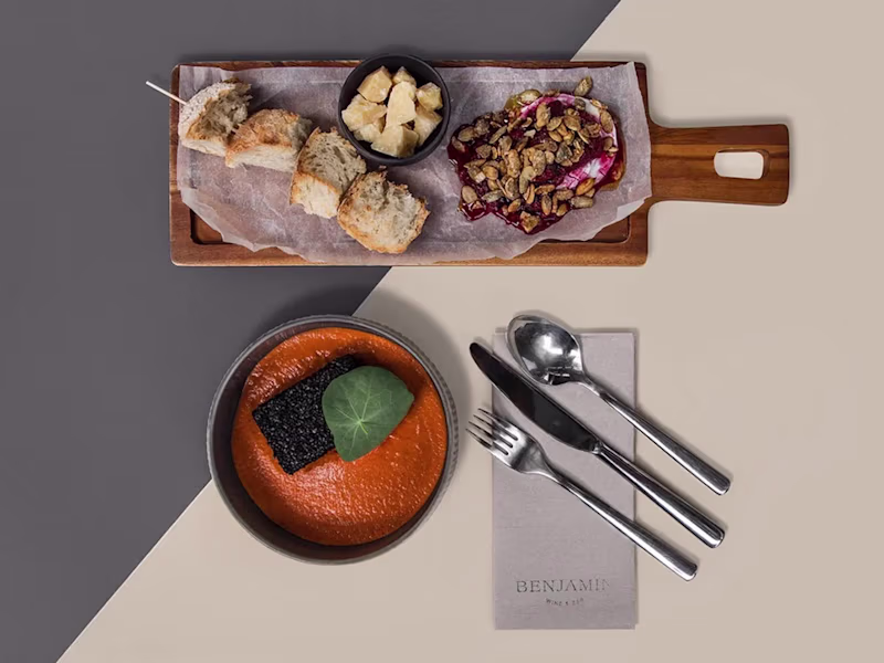 Cover image for Branding of Benjamin Wine Bar & Restaurant