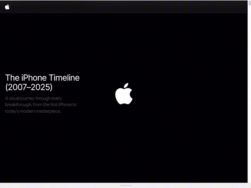 Cover image for New project added! 🎉 I designed an interactive iPhone Evolu...