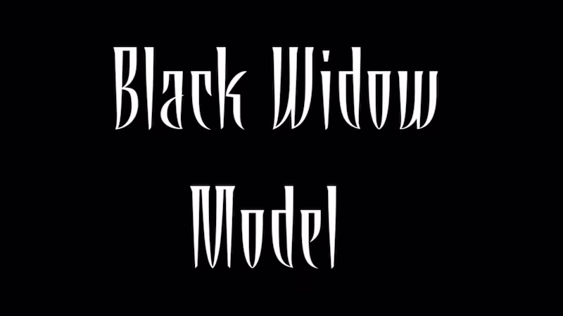 Cover image for Black widow 3D model and