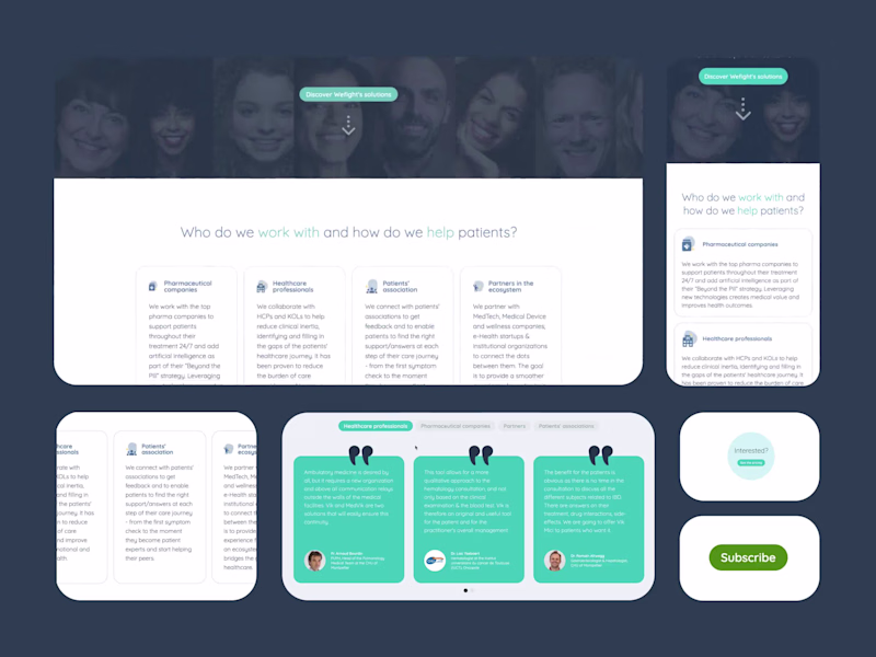 Cover image for UI Design - Wefight website