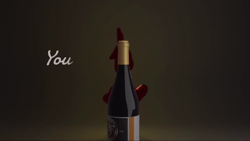 Cover image for Sleek Wine Bottle 3D Design