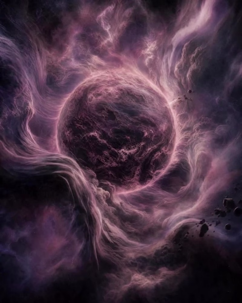Cover image for Lost in the cosmic details.